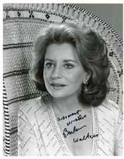 Barbara Walters - Signed B&W Vintage Photograph
