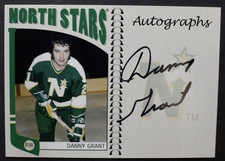 DANNY GRANT 04-05 ITG Franchises north stars Autograph Auto HARD SIGNED