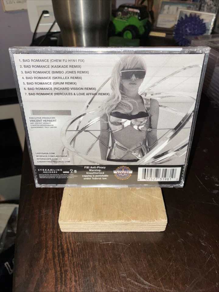 Sealed Lady Gaga CD Bad Romance hit single 7 track The Remixes Remix cherrytree Foto 2 de 4