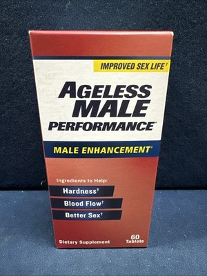 Ageless Male Performance Male Enhancement 60 tablets 01/2026+ New In Box