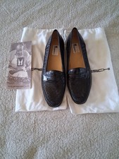Mens New Moreschi Romeo Ostritch Black Leathe...