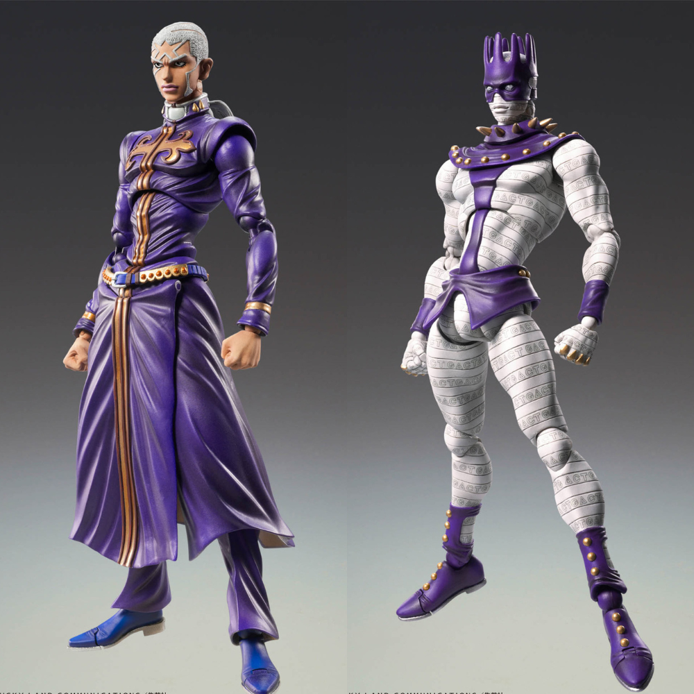 Super Action Statue JoJo Part 6 Enrico Pucci & White Snake Ws