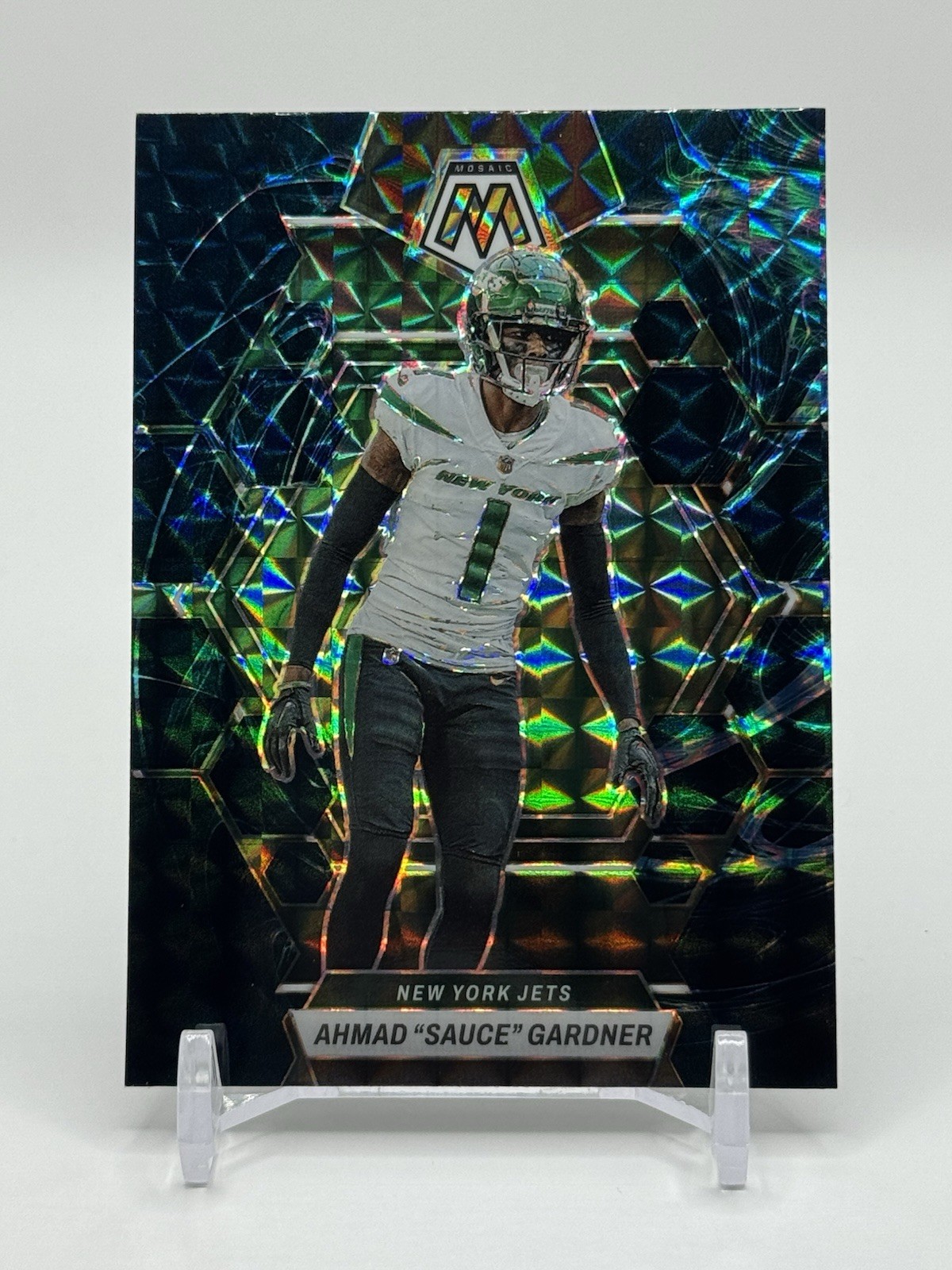 2023 Panini Mosaic - Ahmad “Sauce” Gardner #78 Genesis Mosaic (SSP, Case Hit)