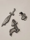 TMNT weapons lot 1988 Raph space cadet sword gun Playmates Toys vintage
