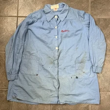 1950s Chain Stitched OK Union Made Uniform New York Shop Coat