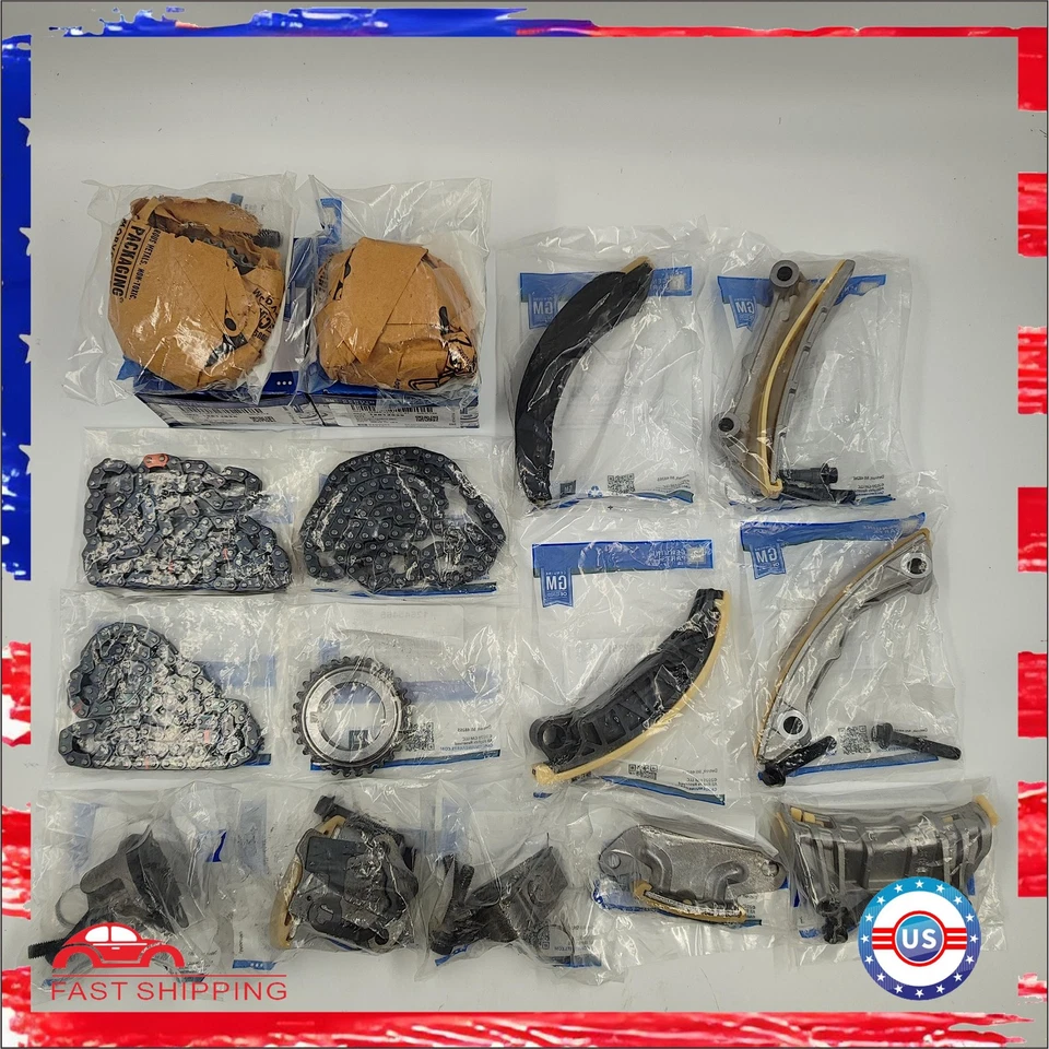OEM For 07-15 Cadillac Buick Chevrolet Saturn Pontiac 3.0L 3.6L Timing Chain Kit Foto 2 de 4