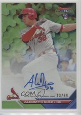 2016 Bowman's Best of Green Refractor 13/99 Aledmys Diaz #B16-AD Auto i5q