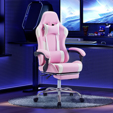 Ergonomic Gaming Chair Headrest and Lumbar Pillow,Height Adjustable 36 8