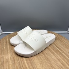 Kate Spade New York Sunny Slide Sandals Cream/Black Size 7B — listing 3