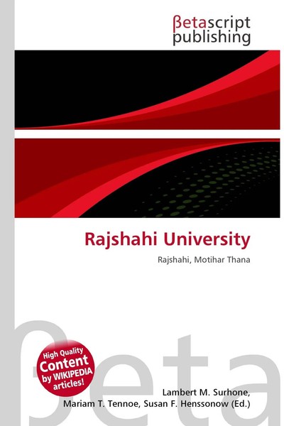 Lambert M. Surhone (U. A.) | Rajshahi University | Taschenbuch | Englisch (2026)-image