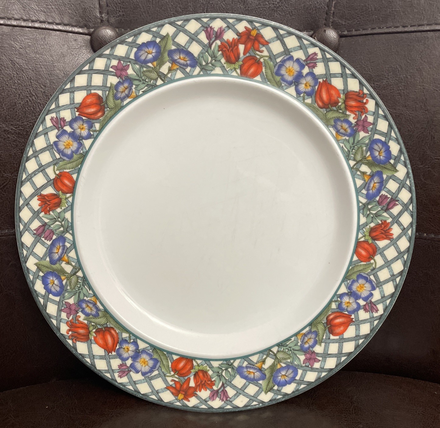 Set of 2 Dansk NORDIC GARDEN Dinner Plates 11” Thailand USED