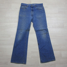 Vintage 70s Levis 517 Jeans Mens 32x31 Red Tab Bootcut Saddleman Distressed 13
