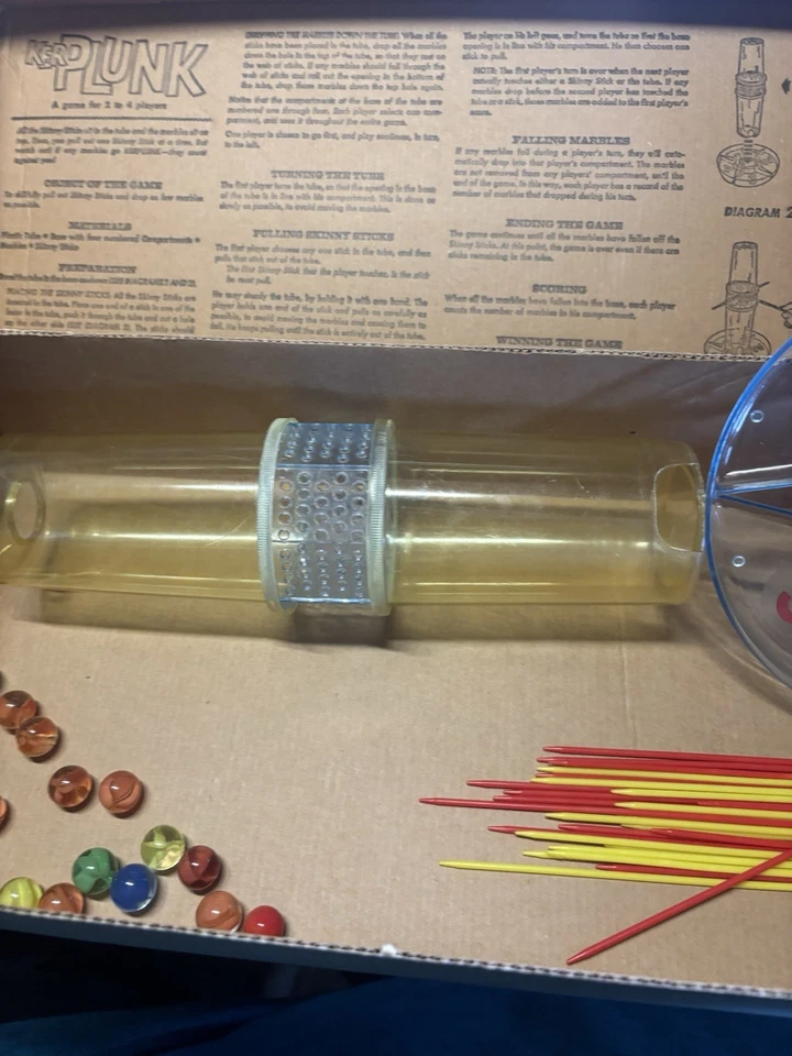 Kerplunk Family Game 1967 Ideal Toy Corp Made In USA Vintage Retro - Image 4 of 4