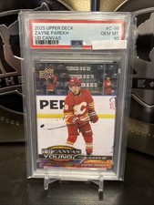 2025-26 Upper Deck Series 1 Zayne Parekh Young Guns Canvas #C-96 PSA 10
