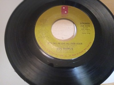''You'll Never Find Another Love../Let's Fall in Love All Over...Lou Rawls 45RPM