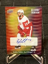 Robby Fabbri 2023-24 Allure #CFA-RF COLOR FLOW FULL RAINBOW AUTO - Red Wings