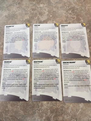 Florida Wizkids Official Heroclix Marvel Strange Tales Possesor and Patron Cards
