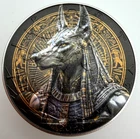 Anubis Egyptian God  - American Silver Eagle 1oz .999 Silver Dollar Coin