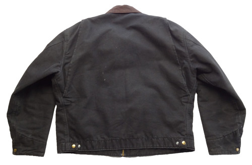 Carhartt XL J97-BLK Duck Canvas Work Farm Jacket VTG Blanket Lined USA Fabric by Carhartt, Size XL, $205 - Photo 18