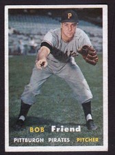 1957 Topps #150 Bob Friend (vg-ex)