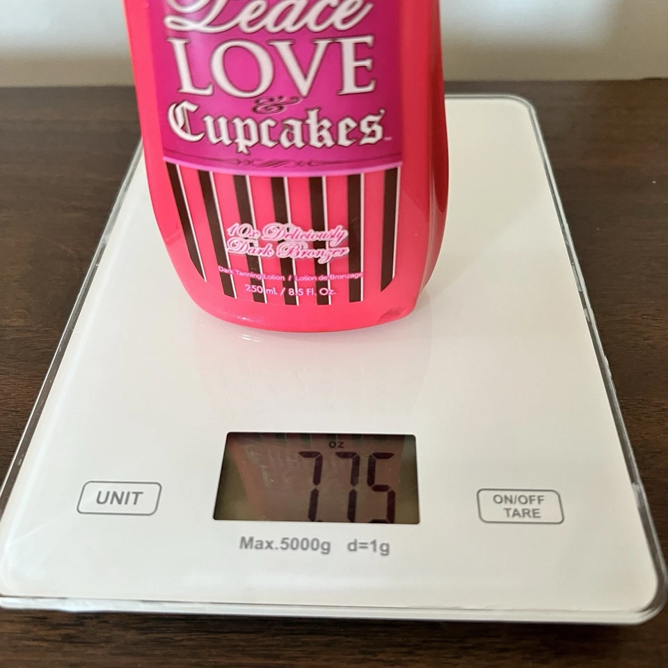 Australian Gold Peace Love Cupcakes 10X Dark Bronzer Tanning Lotion 8.5oz Read - Image 2 of 4