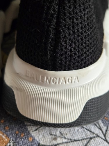 Balenciaga Black Speed Lace Up 2.0 - UK 6 - EU 40 - Fit UK 7 Perfectly - Picture 9 of 10