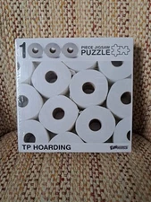 Funwares TP Hoarding Toilet Paper Puzzle 1000 Piece Post-Covid Series New Sealed