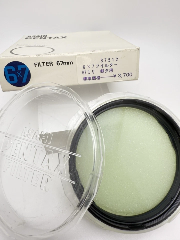[MINT in Box] Asahi Pentax 6x7 67mm Mor. & Eve. Camera Lens Filter JAPAN #J39 - Image 3 of 4