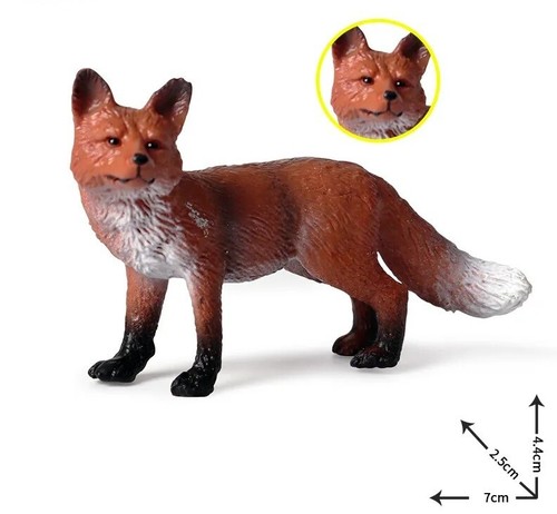 Figura de acción de PVC de juguete animal ardilla zorro ciervo 10 piezas muñeca niños juguetes regalos - Imagen 6 de 19