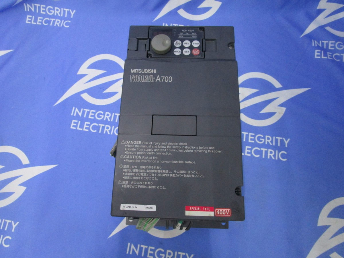 Mitsubishi inverter FR-A740-3.7K-26 480V DRIVE VFD 3.7KW 1 YEAR
