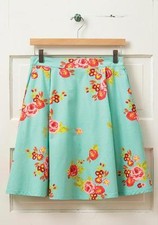 Matilda Jane NATURAL BEAUTY Skirt Large Blue Floral Women's Hello Lovely NWT