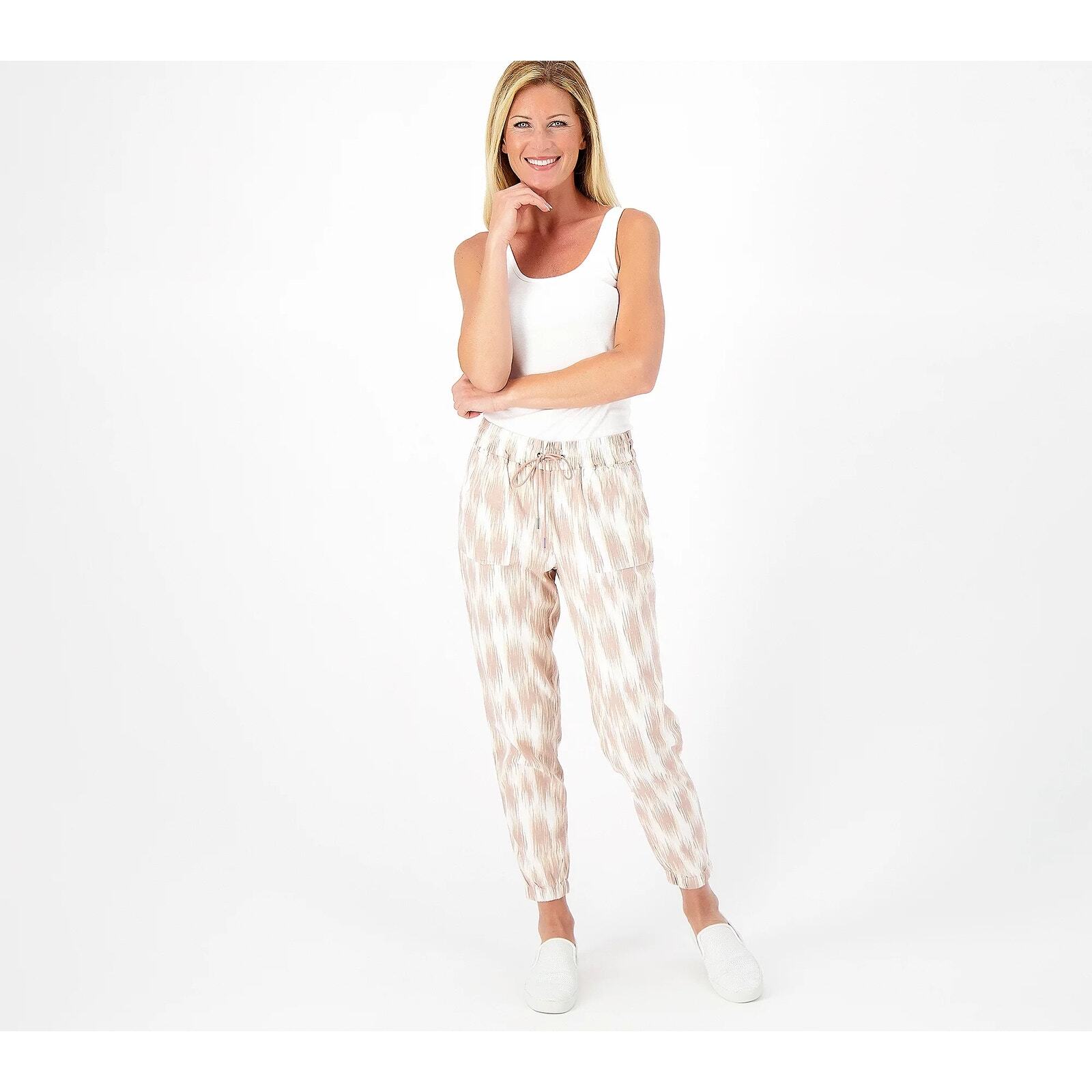 Zuda Stretch Linen Jogger, Size Medium (NWOT)