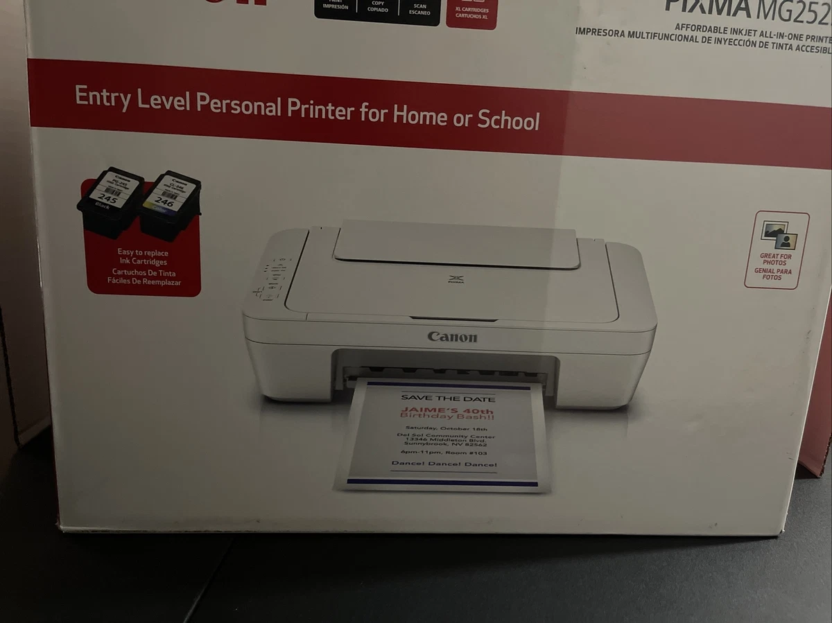 Canon Pixma MG2522 Setup, Unboxing, Install Ink, Load