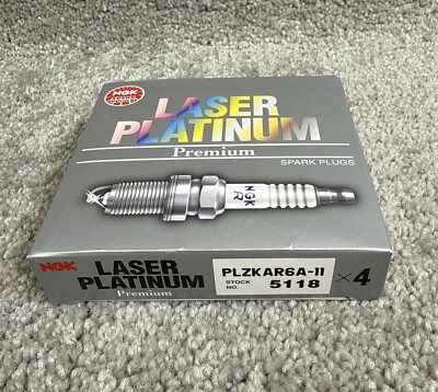 NGK 5118 / PLZKAR6A-11 Spark Plug - Laser Platinum - set of 4