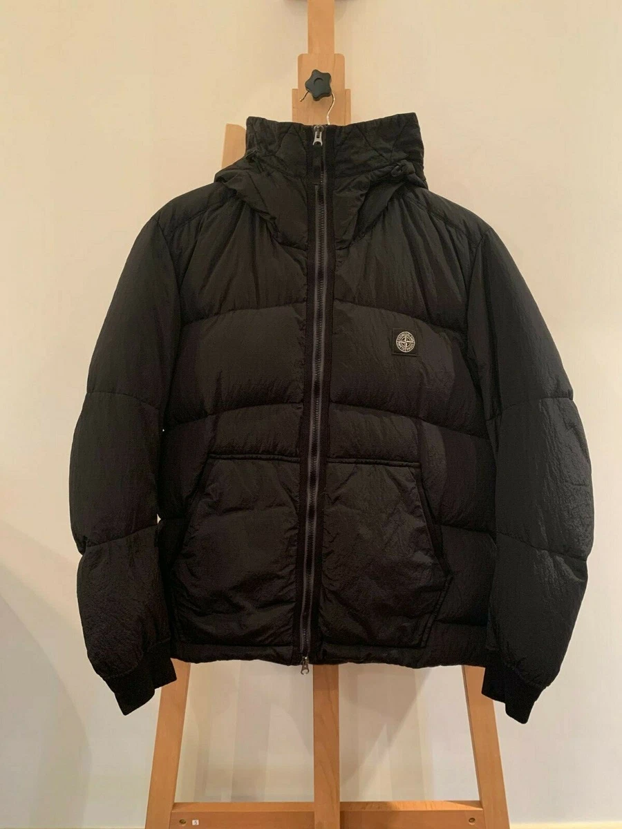 Stone Island Nylon Metal Watro Ripstop Down Jacket Size M Black