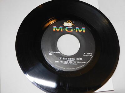 SAM THE SHAM AND THE PHARAOHS LIL' RED RIDING HOOD / LOVE ME L 45 RPM RECORD 041