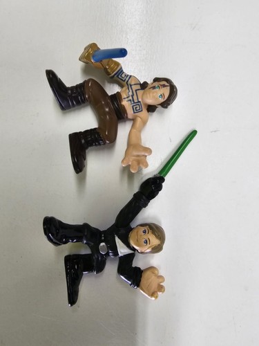 Hasbro Star Wars Eroi Galattici Lotto 4 Figurine SKYWALKER - Foto 3 di 3