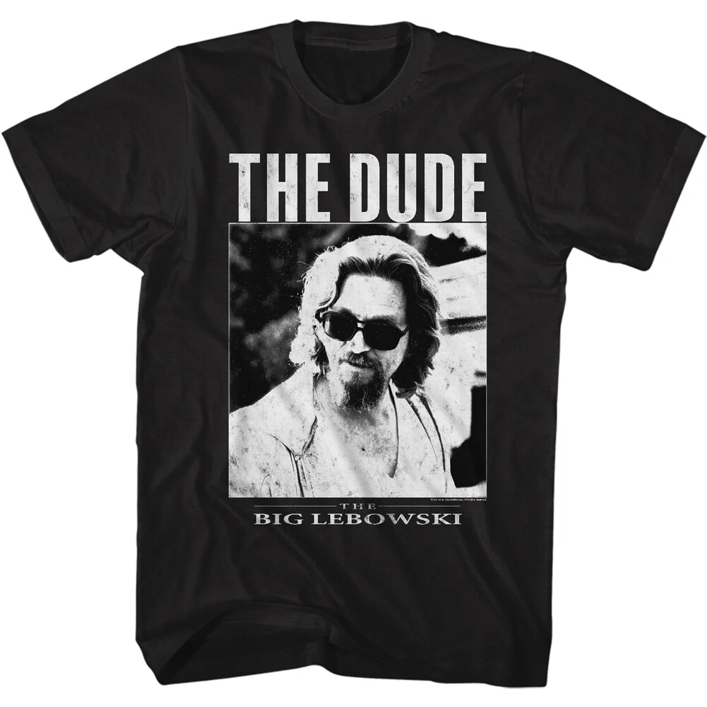 The Big Lebowski Movie Jeffrey The Dude Photo Jeff Bridges Men's T Shirt