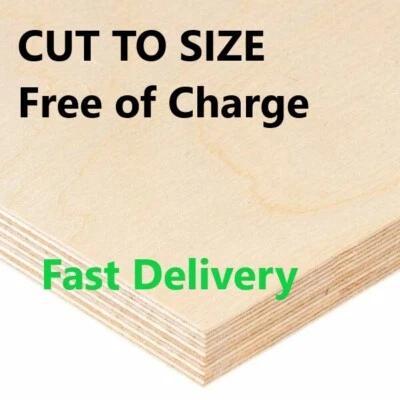 RIGA Birch Plywood Sheets BB/BB grade 4, 6mm, 9mm, 12mm, 15mm, 18mm, 24mm Cut to Size