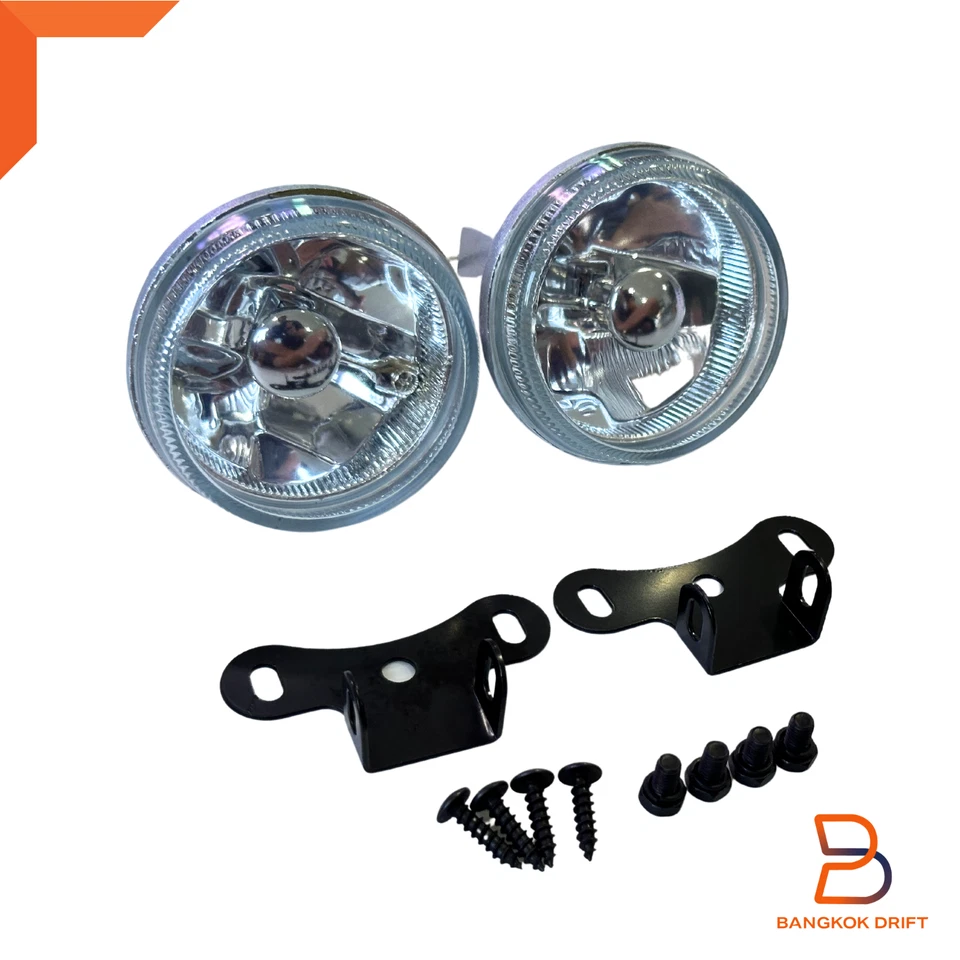 DLAA Clear Glass Len Universal 3" Fog Light Spot Bumper Lamp H3 12V 55W LA-2040 - image 4 of 4