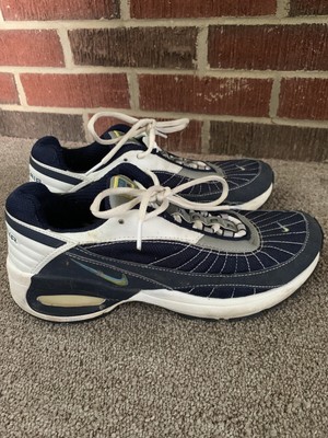 navy athletic shoes womens