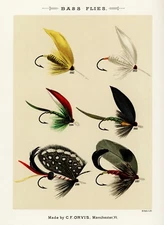 13845.Decor Poster.Room interior art design.Fishing fly.Fish market bait shop