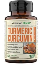 Turmeric Curcumin with Black Pepper Extract - Natural Joint Support Supplemen...