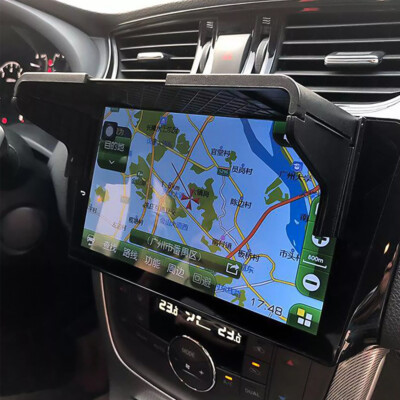 Car GPS Navigation Sun Shade For 7-12 Inch Display Screen Anti-Glare Shield