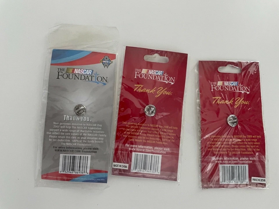 Lote de prendedores NASCAR Day Racing (3) aniversario 1123c Foto 2 de 2
