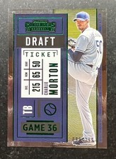 2020 Panini Contenders Draft Ticket Green Charlie Morton #28 88/299