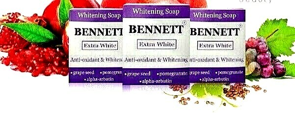 6 x BENNETT Extra Whitening Soap Face & Skin Dark Spots 130 g