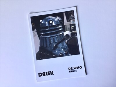 DOCTOR WHO SELTENE FANTOM EVENTS WERBEKARTE DALEK FAKSIMILE BBC BESETZUNG!