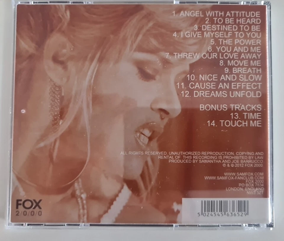 SAMANTHA FOX CD Autogramm signiert Original Autograph Signed International - Bild 2 von 3