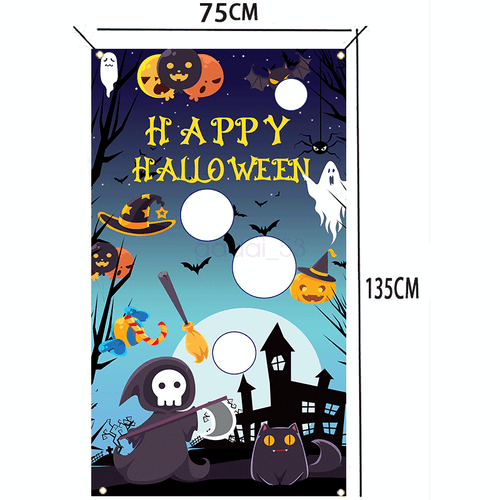 HOT Halloween Party Play Clown Bean Bags Sandbag Banner Toys For Adults Children - Picture 10 of 16